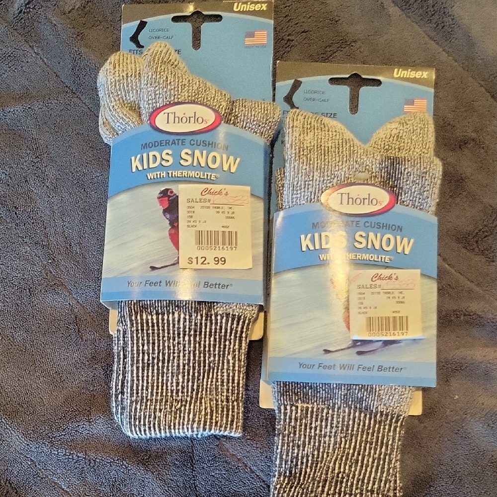 Thorlo Kids Snow Socks - Gray